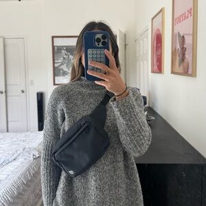 NEW black fanny pack